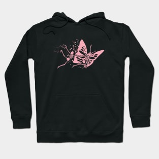 Skeleton with winged Skeleton Flying Graphic Hoodie